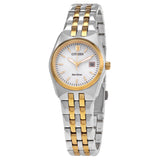 Eco-Drive Corso Silver Dial Ladies Watch