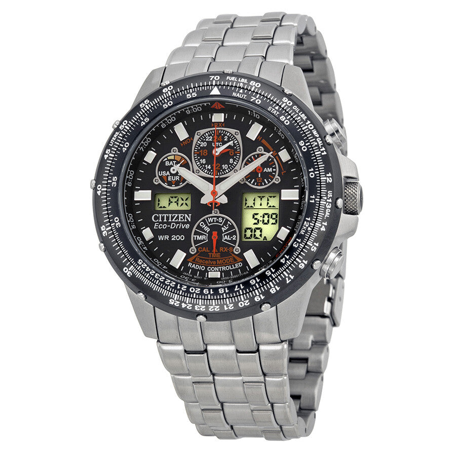 Citizen Skyhawk A-T Stainless Steel Chronograph Atomic Men's Watch