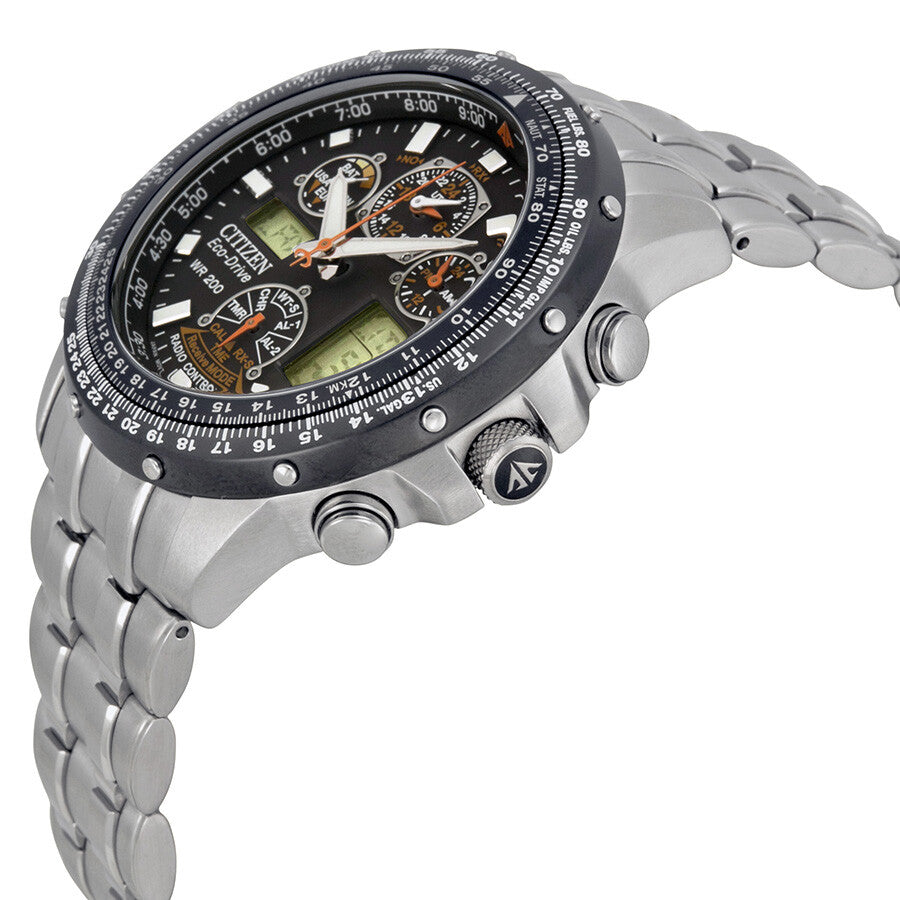 Citizen Skyhawk A-T Stainless Steel Chronograph Atomic Men's Watch