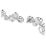 Swarovski Constella bracelet Mixed cuts, White, Rhodium plated