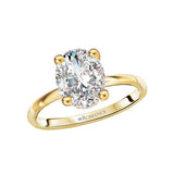 Diamond Hidden Halo Engagement Ring