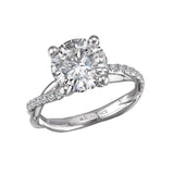 Romance Semi-Mount Diamond Engagement Ring
