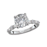 Diamond Semi-Mount Engagement Ring