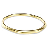 Swarovski Dextera bangle Octagon shape, Round cut, White, Gold-tone plated