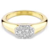 Swarovski Dextera ring Mixed cuts, White, Gold-tone plated