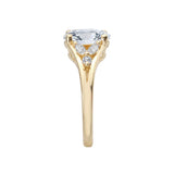 Split Shank Semi-Mount Diamond Engagement Ring