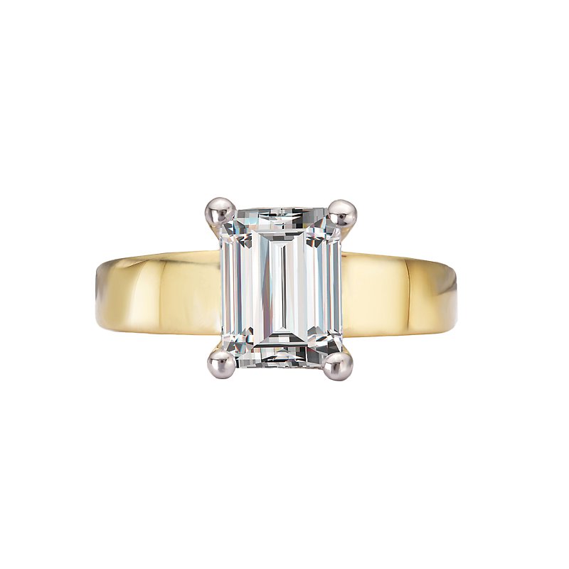 Diamond Semi-Mount Hidden Halo Engagement Ring