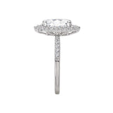 Romance Halo Semi-Mount Diamond Ring