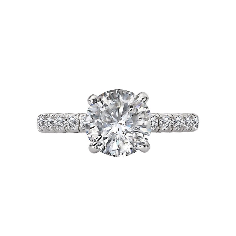 Romance Semi-Mount Diamond Engagement Ring