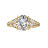 Split Shank Semi-Mount Diamond Engagement Ring