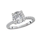 Diamond Semi-Mount Engagement Ring