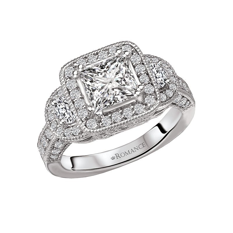 Romance Semi-Mount Diamond Ring