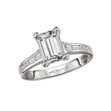 Diamond Hidden Halo Engagement Ring