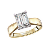 Romance Diamond Semi-Mount Hidden Halo Engagement Ring 160235-EM200Y