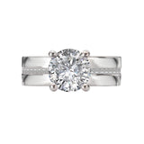 Diamond Semi-Mount Engagement Ring