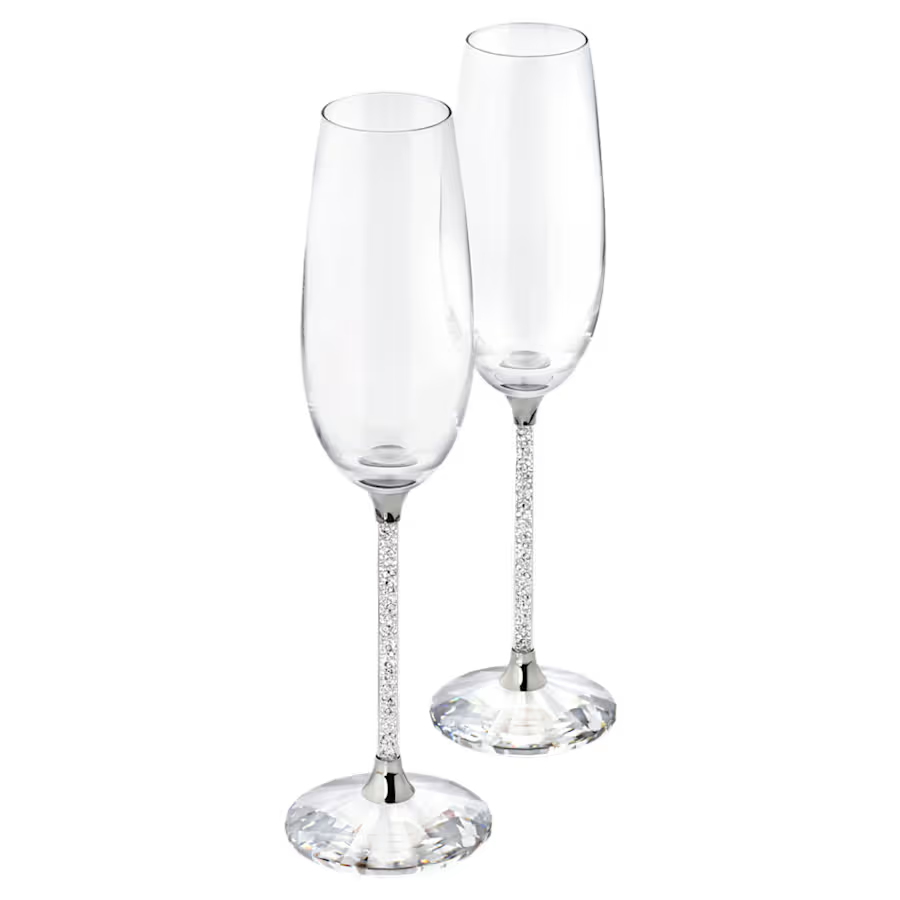 Crystalline Toasting Flutes (Set of 2)