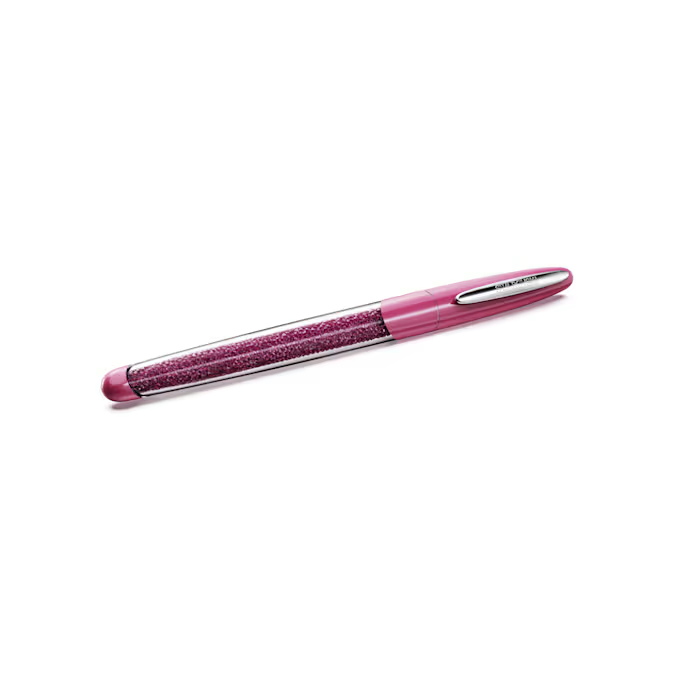 SwarovskiCrystalline Nova rollerball pen Pink, Chrome plated