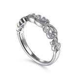 Gabriel & Co. 14K White Gold Diamond Scrollwork Anniversary Band – AN7637W44JJ