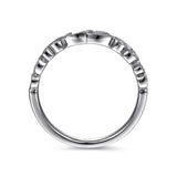 Gabriel & Co. 14K White Gold Diamond Scrollwork Anniversary Band – AN7637W44JJ