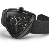 Hamilton Ventura – 42mm x 45mm Automatic Skeleton Swiss Watch with Black PVD Case & Rubber Strap (H24535332)