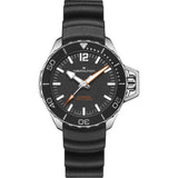 Hamilton Khaki Navy – 41mm Automatic Swiss Dive Watch with Black Dial & Rubber Strap H77455330