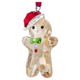 Swarovski 5627607 Holiday Cheers Gingerbread Man Ornament – Multicolor Crystal, Festive Collectible