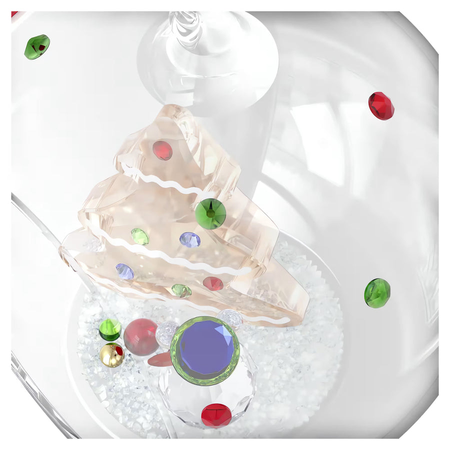 Holiday Cheers Tree and Snowman Ball Ornament