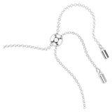 Swarovski Infinity Heart Bracelet 5524421 – Rhodium Plated, White Crystals, Adjustable Chain