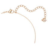 Swarovski Infinity Heart Necklace 5518865 – White Crystals, Mixed Metal Finish, Romantic Pendant