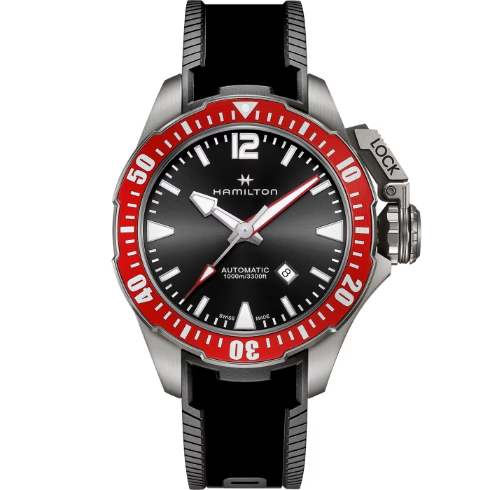 Hamilton Watch Khaki Navy - Frogman Auto H77805335