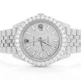 Diamond Rolex Men's Watch 126300 "Bustdown"