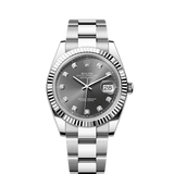 Rolex Watch Datejust II 41mm Slate Grey Diamond Dial Watch 116334