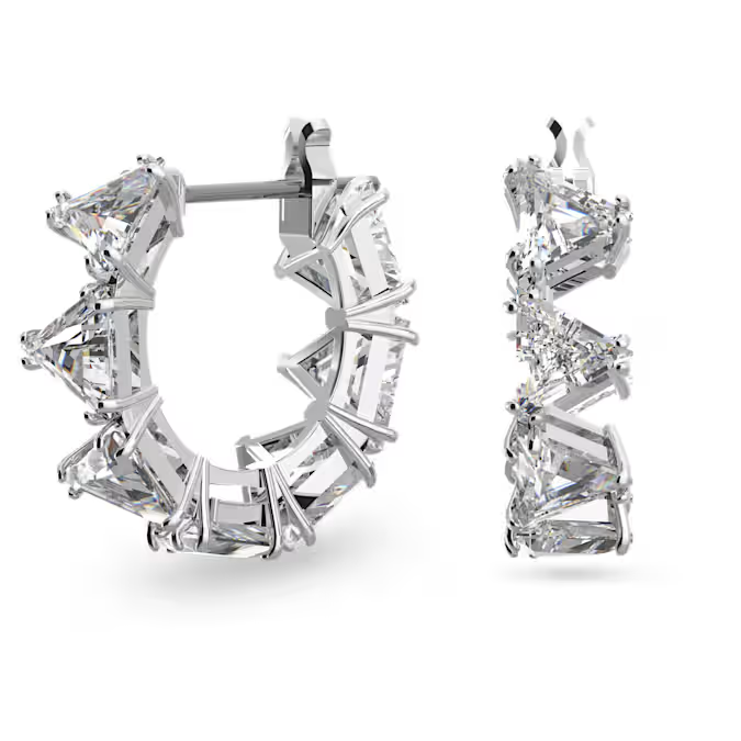 Matrix hoop earrings