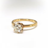Vintage Tiffany & Co. 14K Yellow Gold Ring – European Cut Diamonds