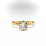 Vintage Tiffany & Co. 14K Yellow Gold Ring – European Cut Diamonds