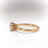 Vintage Tiffany & Co. 14K Yellow Gold Ring – European Cut Diamonds