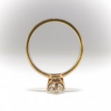 Vintage Tiffany & Co. 14K Yellow Gold Ring – European Cut Diamonds
