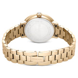Swarovski Watch Swiss Made, Metal bracelet, Gold tone, Champagne gold-tone finish