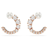 Matrix hoop earrings