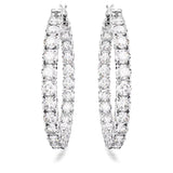 Matrix hoop earrings