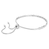 Swarovski Matrix Tennis bracelet Mixed round cuts, White, Rhodium plated 5677813