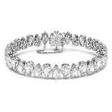 Swarovski 5598350 Millenia Pear Cut Tennis Bracelet – White Crystals, Rhodium Plated