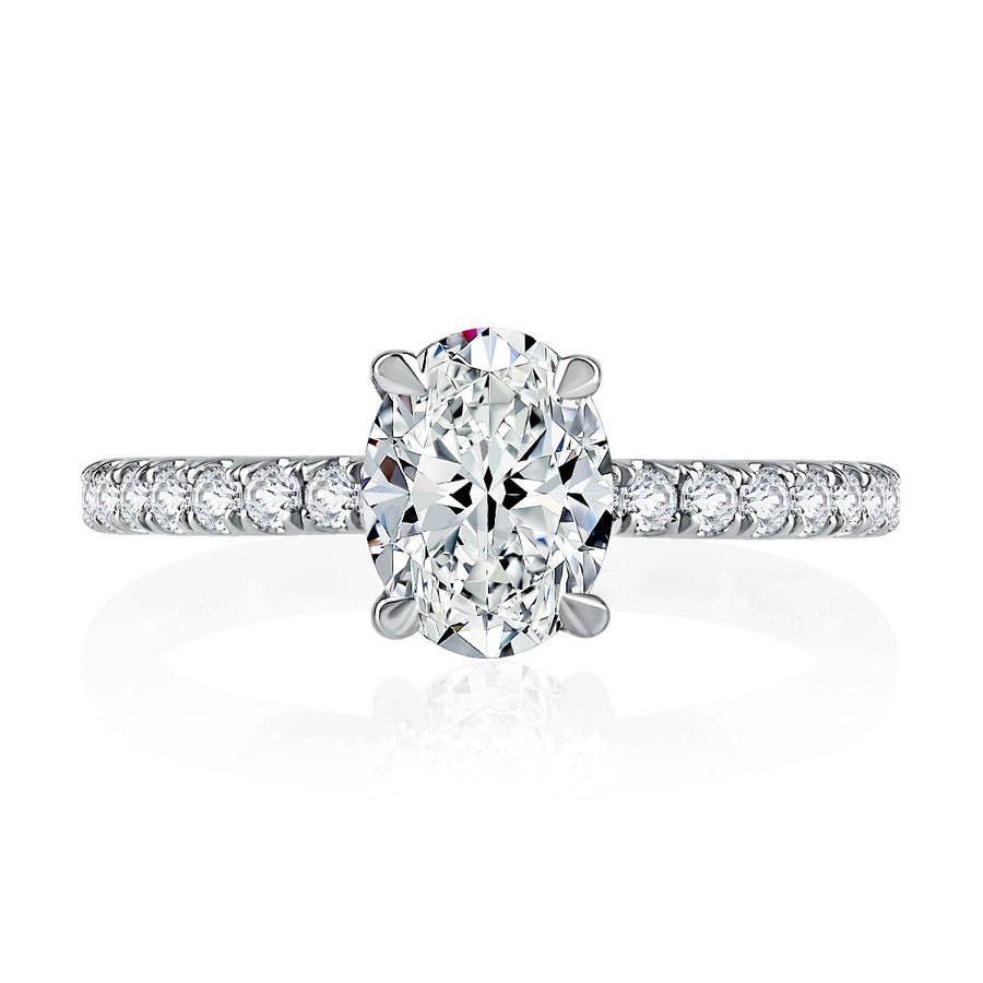 A. JAFFE DIAMOND ENGAGEMENT RING