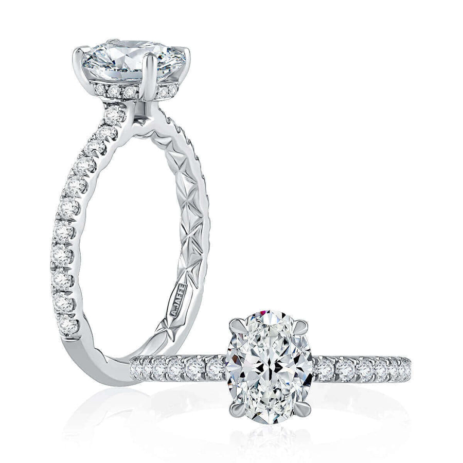 A. JAFFE DIAMOND ENGAGEMENT RING
