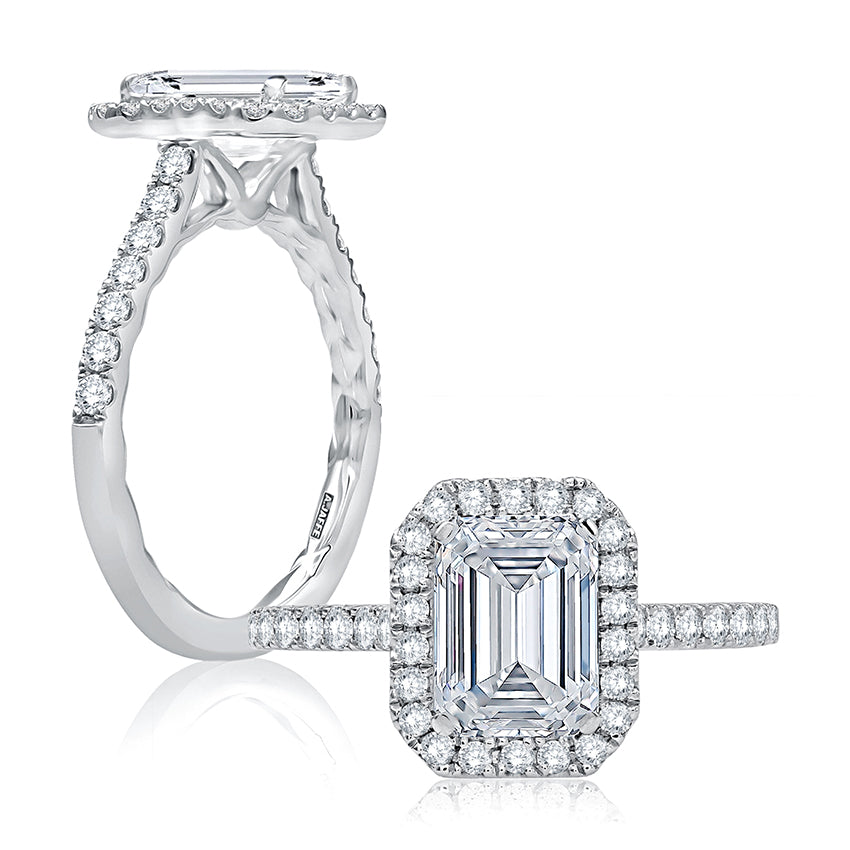 A.JAFFE A.JAFFE A.JAFFE Quilted Engagement Rings