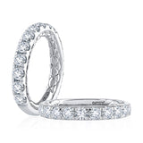 A. Jaffe 14K Gold 1.60cttw Diamond Semi-Eternity Band