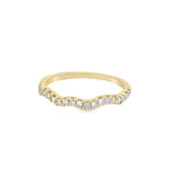 Yellow Gold Composite Oval Twist Diamond Wedding Set