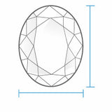 Noam Carver 3.18 Carat Oval VS G IGI – Lab-Grown Diamond Engagement Ring, Customizable 14K/18K Gold or Platinum