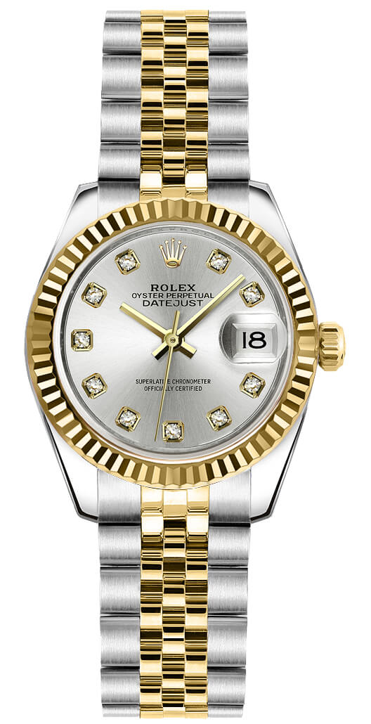 Rolex Watch 179173 26mm Ladies Datejust 18k Jubilee