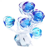 Swarovski School of Fish Figurine 5493705 – Crystal Ocean Collection, Multicolor Sculpture